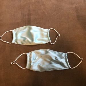 2 satin face masks